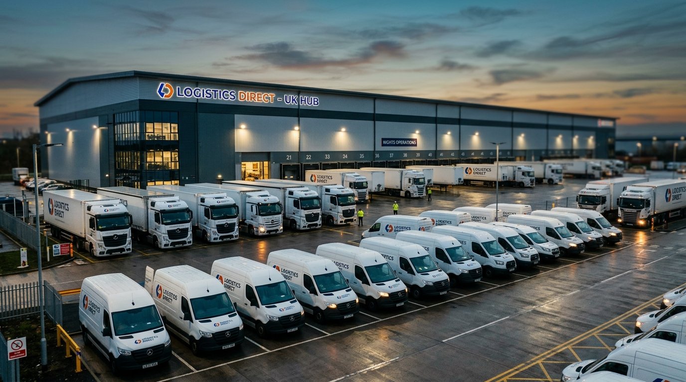Freight logistics and fleet coordination depot